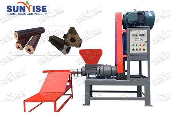 charcoal extruder machine for charcoal briquette making case