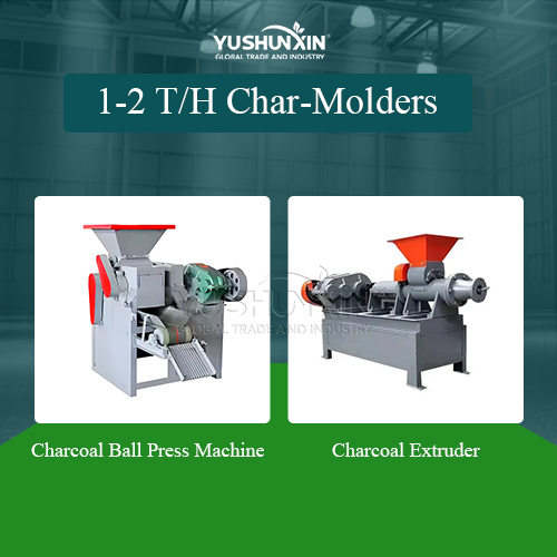 1-2 tph char-molders